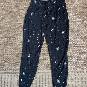Hippie Rose Black Celestial Joggers